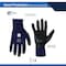 Ge Coated Gloves, Nitrile, Smooth, Blue, XL 1 PR GG215MC - alternate 2